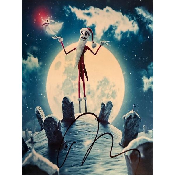 The Nightmare Before Christmas Tim Burton signed photo