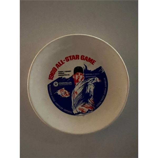 1969 MLB All-Star Game Porcelain Collector Plate (4x4 Inches)