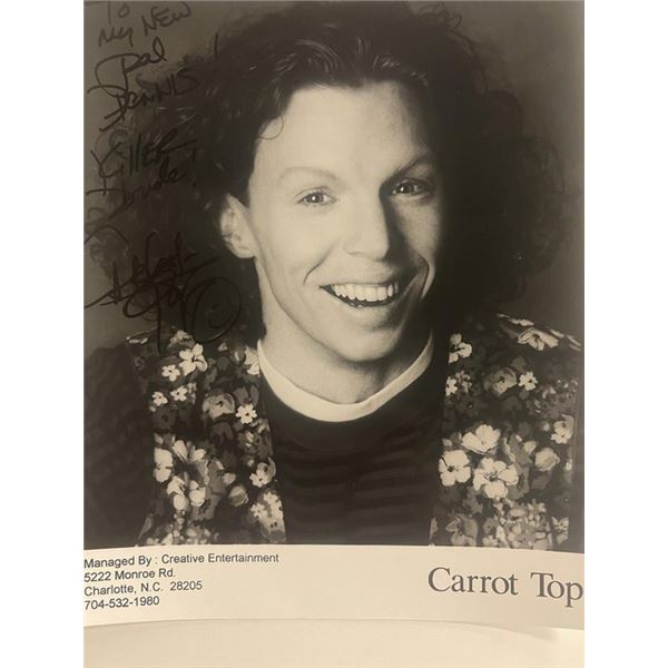 Carrot Top signed photo