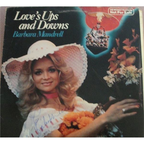 Barbara Mandrell Love's Ups and Downs signed album