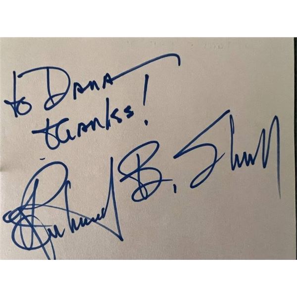 MASH Richard B Shull autograph