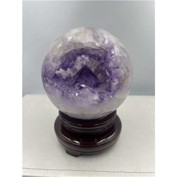 20 INCH CIRCUMFERENCE AMETHSYT SPHERE FROM BRAZIL