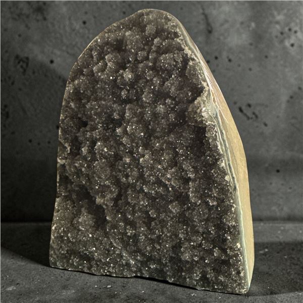 Natural Rare Black Amethyst Geode 4.92 Inch