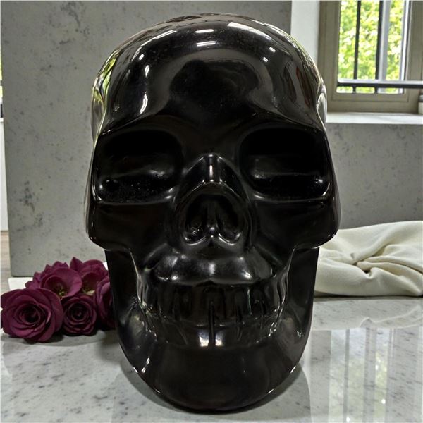 Black Obsidian Skull Size S
