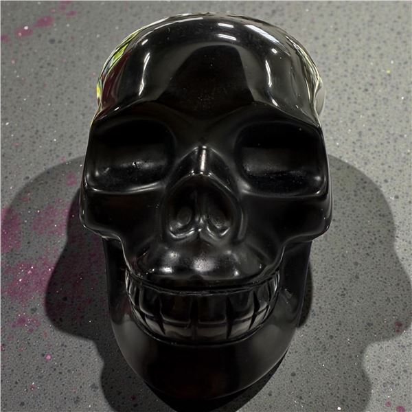 Black Obsidian Skull Size M