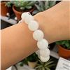 Image 4 : White Calcite Bracelet 12 mm