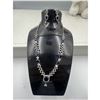 Image 3 : Brand New American Diamond Necklace With Earrings .