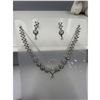 Image 1 : Brand New American Diamond Necklace With Earrings.