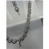 Image 4 : Brand New American Diamond Necklace With Earrings.