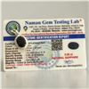 Image 1 : Natural Sapphire wrapped with silver 5.26 ct