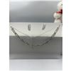 Image 1 : Brand New American Diamond Necklace With Earrings.