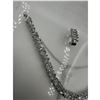 Image 3 : Brand New American Diamond Necklace With Earrings.