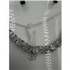 Image 5 : Brand New American Diamond Necklace With Earrings.