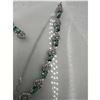 Image 6 : Brand New American Diamond Necklace With Earrings.