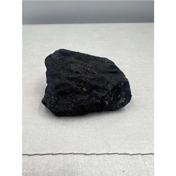 2 INCH ROUGH BLACK SHUNGHITE WITH PYRITE