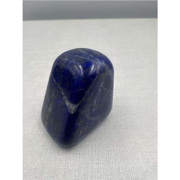 1 NCH LAPIS LAZULI WITH PYRITE INCULSION TUMBNLED STONE HIGH GRADE .