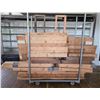 Image 1 : Commercial Rolling Cart with wood frames contents