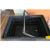 Image 3 : Group of grocery baskets on cart & shopping carts