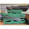 Image 2 : 3 tier commercial rolling shelving cart - approx. 53in x 22 in x 74 1/2in