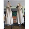 Image 4 : Group of misc - Patio umbrellas, sanizer station, twist ease stand
