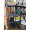 Image 4 : Group of assorted grocery stove shelving, floor mats, spray bottles
