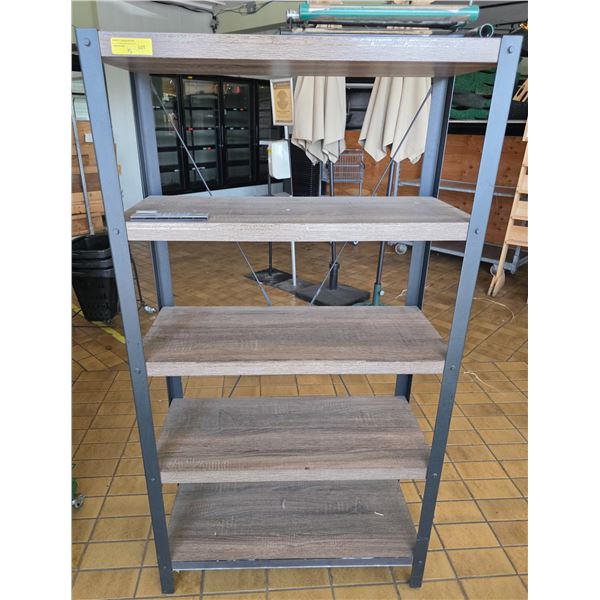 5 tier shelving - 31 1/2in x 13 1/2in x 59in H