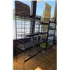Image 2 : 3pc grocery metal wire merchandising racks 19 x 14 x 50in