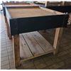 Image 2 : 2pc wooden produce merchandising display bins approx. 43in x 39in x 35in H