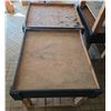 Image 3 : 2pc wooden produce merchandising display bins approx. 43in x 39in x 35in H