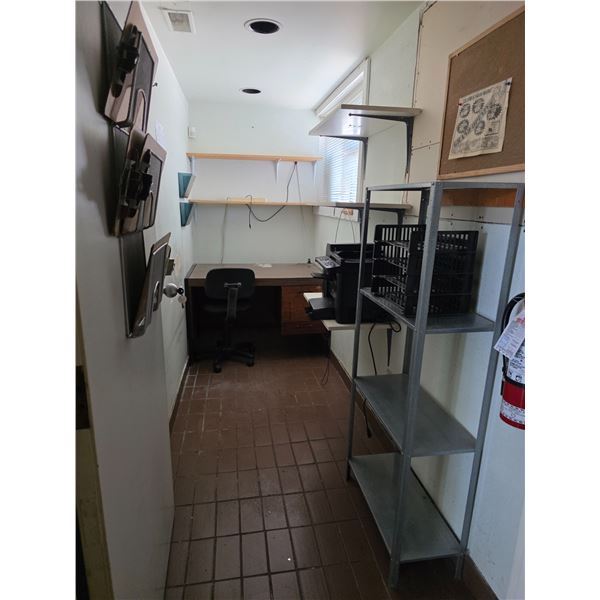 Office contents - furniture, printer etc.