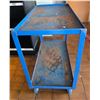Image 2 : Blue metal rolling cart - 41 x 20 x 35
