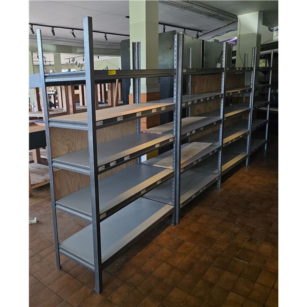 4pc Shelving Units - approx. 4ft x 18in x 6ft H each