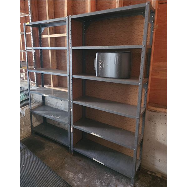 2p shelving units - 3ft x 1ft x 75in H