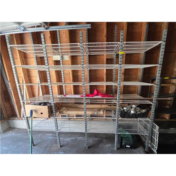 Shelving unit - approx. 97in x 2ft x 7ft H