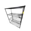 Image 1 : Heavy-duty, adjustable 4-tier wire shelving unit