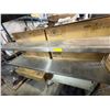 Image 3 : commercial stainless steel work table equipped with a double-tier overshelf