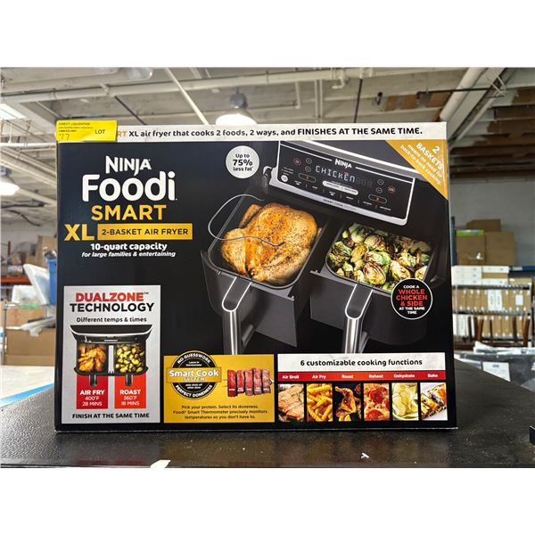 Ninja Foodi Smart Xl 2 Basket Air Fryer - 10 Quart Capacity