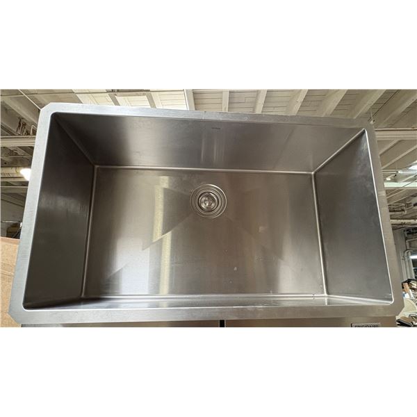Stainless Steel Commercial Sink - 30" W x 17" L x 10" D
