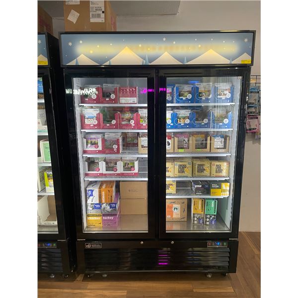 EFI - Bottom Mount Glass Door Freezer - Like New - Model: F2-54GDVCe - RV:$4300