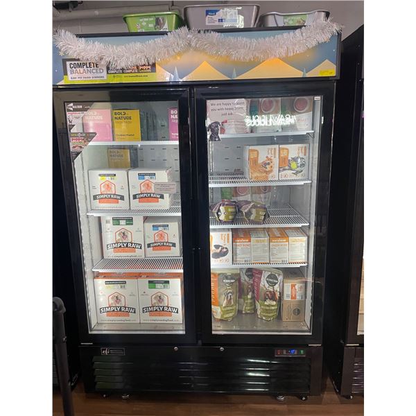 EFI - Bottom Mount Glass Door Freezer - Like New - Model: F2-54GDVC - RV:$4300