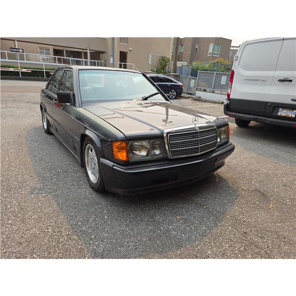 1987 Mercedes Benz 190E-16V - Black - Manual - ODO: 198761 KM - BC TITLE - VIN: WDBDA34D7HF312062