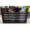 Image 1 : Black Mini Toolbox w/ Key - Like new - 24x11x15" - Like New