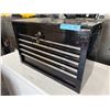 Image 2 : Black Mini Toolbox w/ Key - Like new - 24x11x15" - Like New