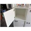Image 2 : 16 Cube Organization Cabinet - w/ Small Table - 58x58x15"
