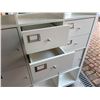 Image 3 : 16 Cube Organization Cabinet - w/ Small Table - 58x58x15"