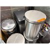 Image 2 : Group - Stainless Steel Garbage Bins