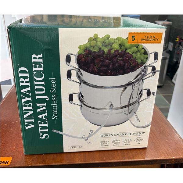Stainless Steel 4.5qt Stove top wine juicer