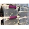 Image 5 : 4 Shelve - Plastic organizers w/ PVC fittings, elbows and "T's"