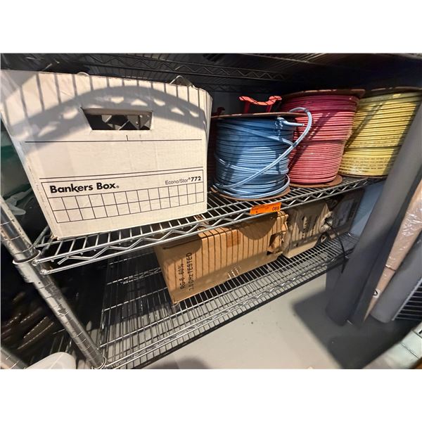 2 Shelves - electrical wire & coaxial cable