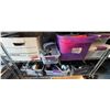 Image 1 : 2 Shelves - Hydroponic pumps, fire alarms, timers, etc.